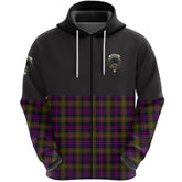 MacDonnell of Glengarry Modern Clan Half Of Tartan Zipper Hoodie